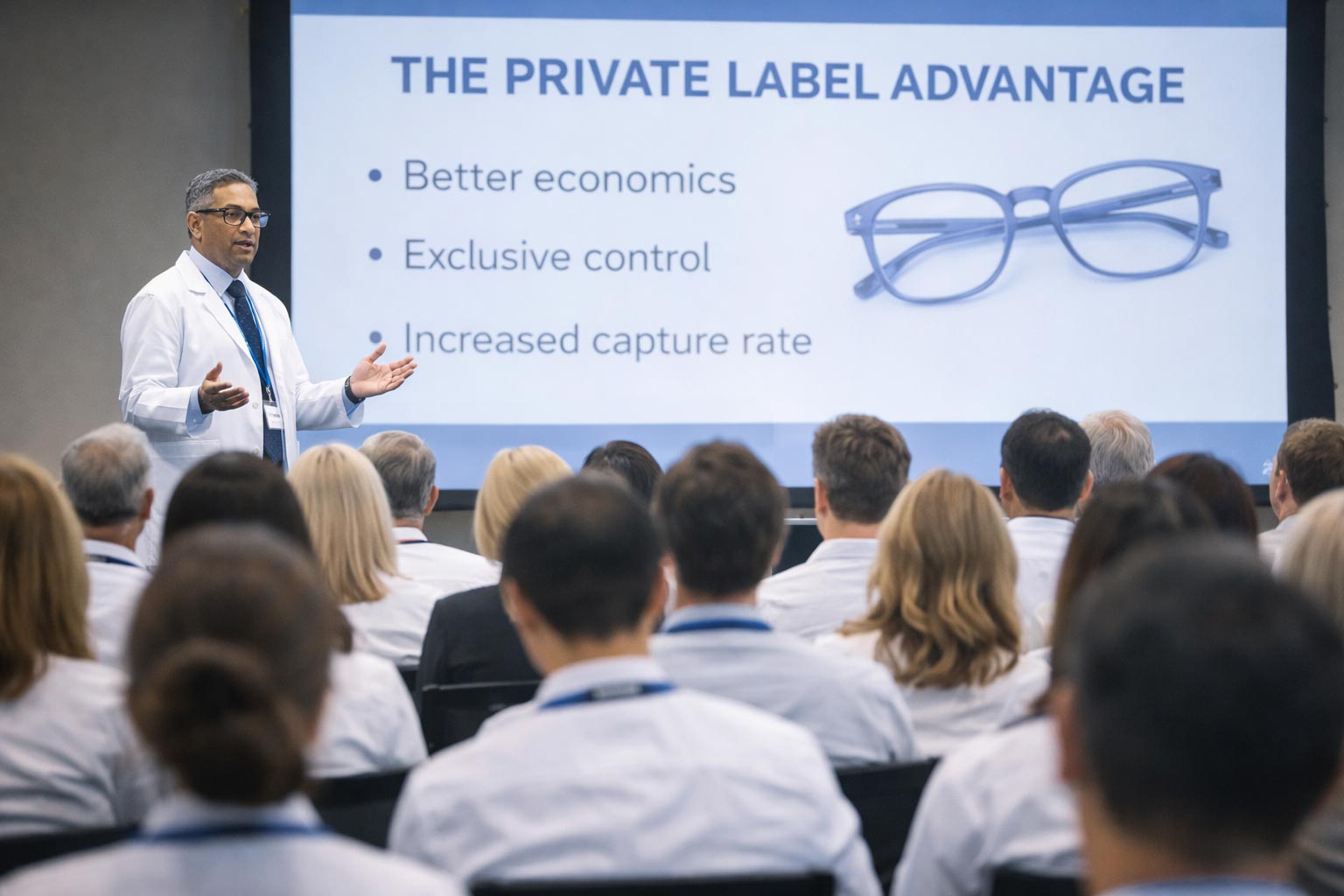 Optometrists connecting as colleagues