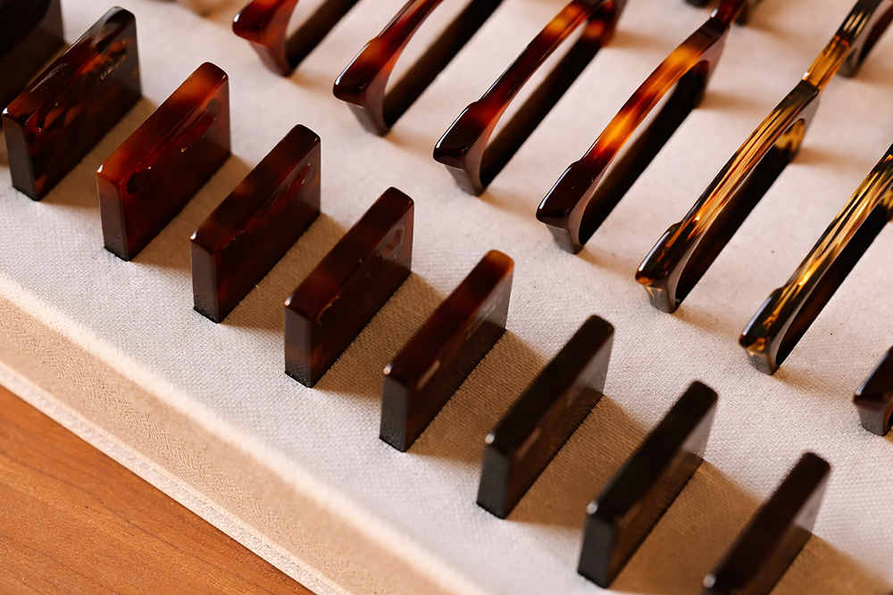 Premium acetate material samples