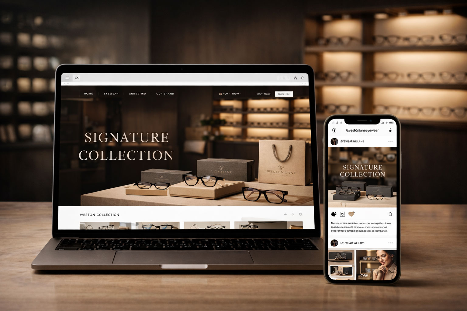 Private label on website and mobile