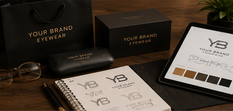 Custom eyewear marketing creative