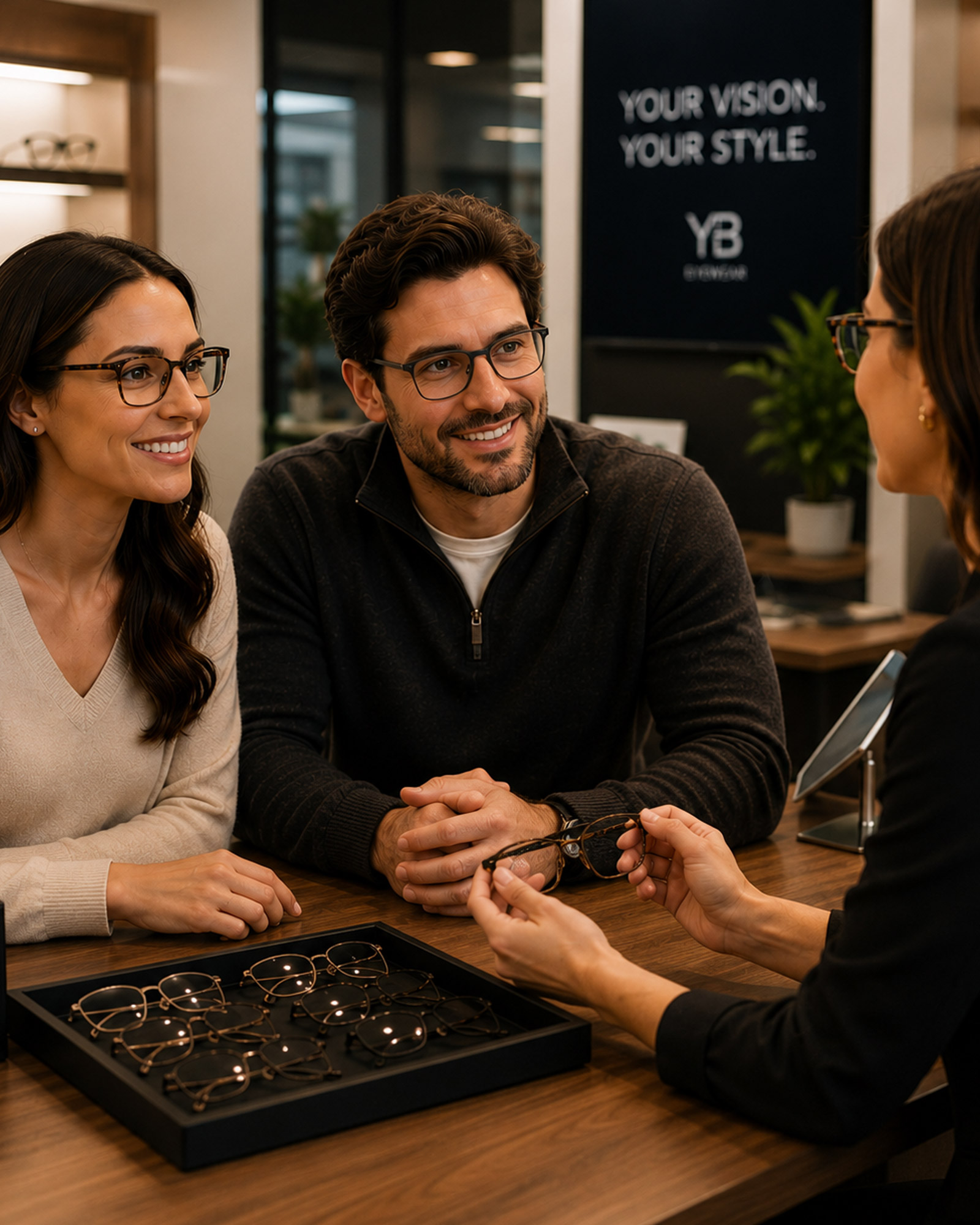 Patient consultation in an optical practice