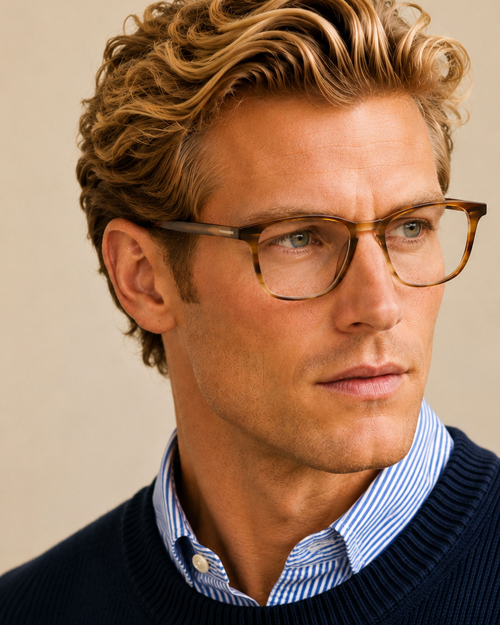 Male lifestyle eyewear image