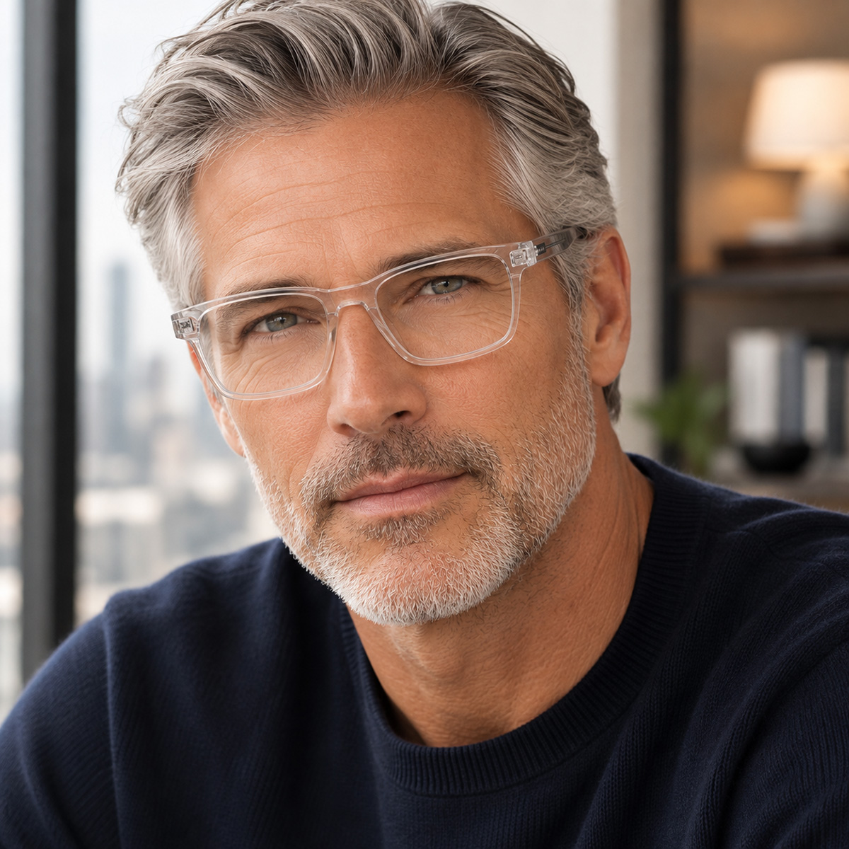 male model wearing Your Brand Eyewear Style 204