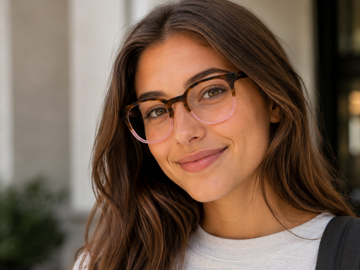male and female models wearing Your Brand Eyewear Style 368