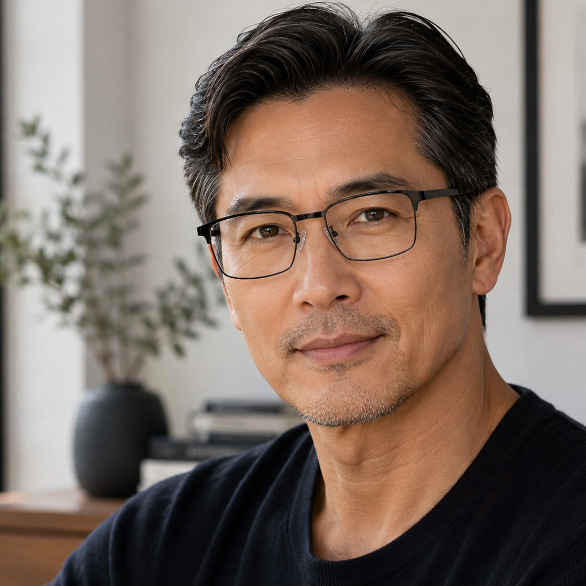 male model wearing Your Brand Eyewear Style 432