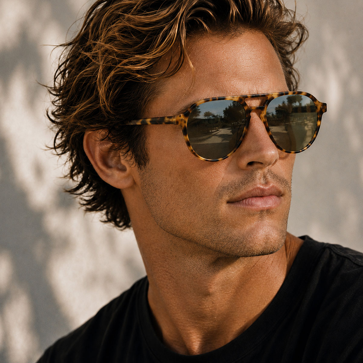 male model wearing Your Brand Eyewear Style 493