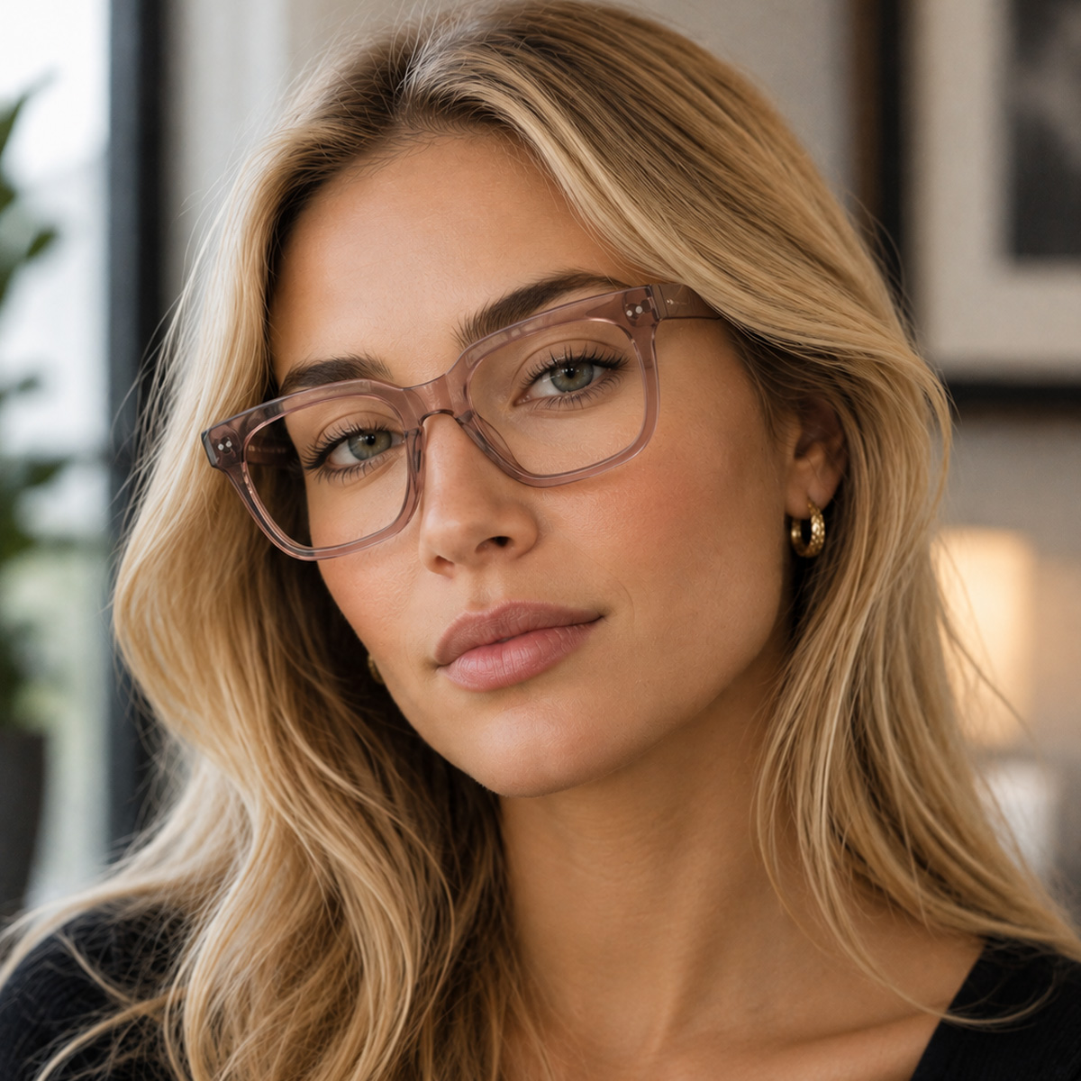 male and female models wearing Your Brand Eyewear Style 612