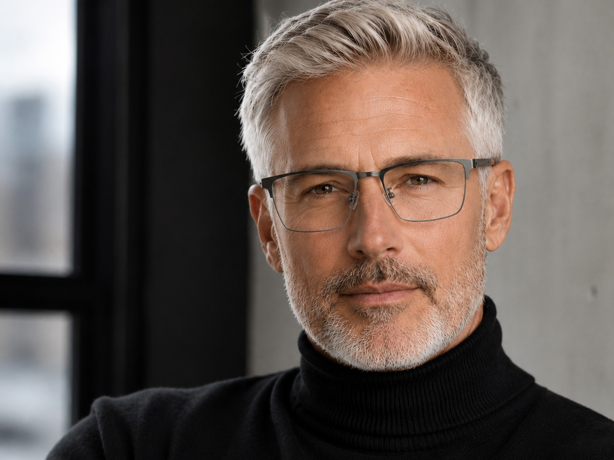 male model wearing Your Brand Eyewear Style 8027
